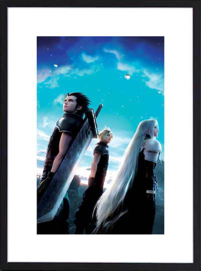 Walls Final Fantasy Vii Wooden Black Frame 15x20 cm