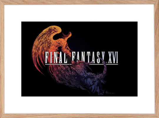 Walls Final Fantasy Xvi Wooden Natural Frame 20x15 cm