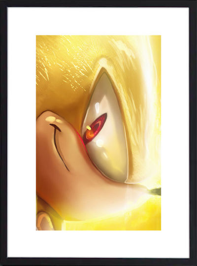 Walls Poster Super Wooden Black Frame 30x40 cm