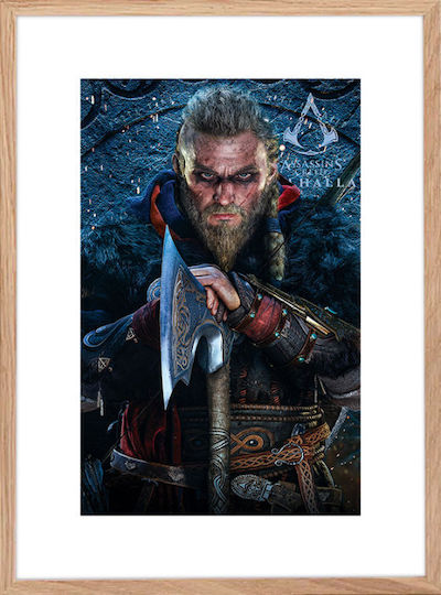 Wände Grupo Erik Mit Eivor Axt Hölzernes Naturrahmen 40x50 cm
