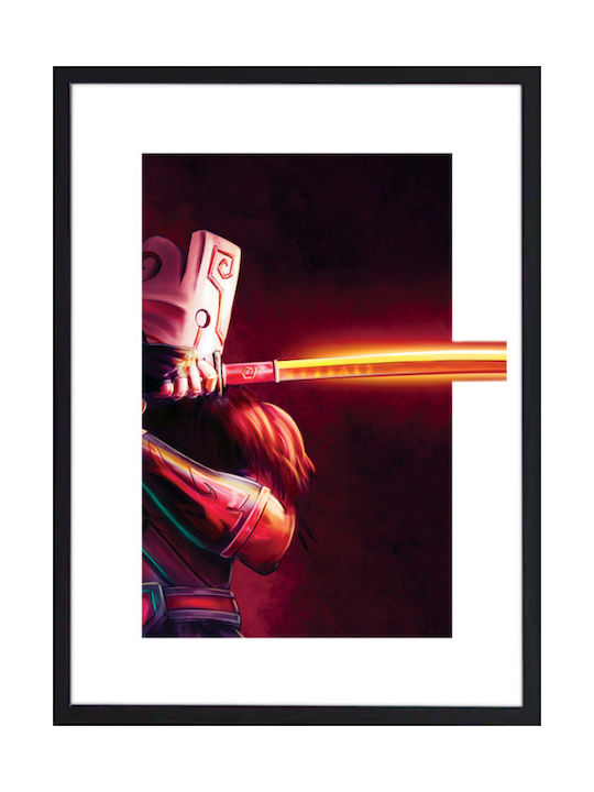 Walls Juggernaut Dota 2 Frame Wooden black frame 20x30cm