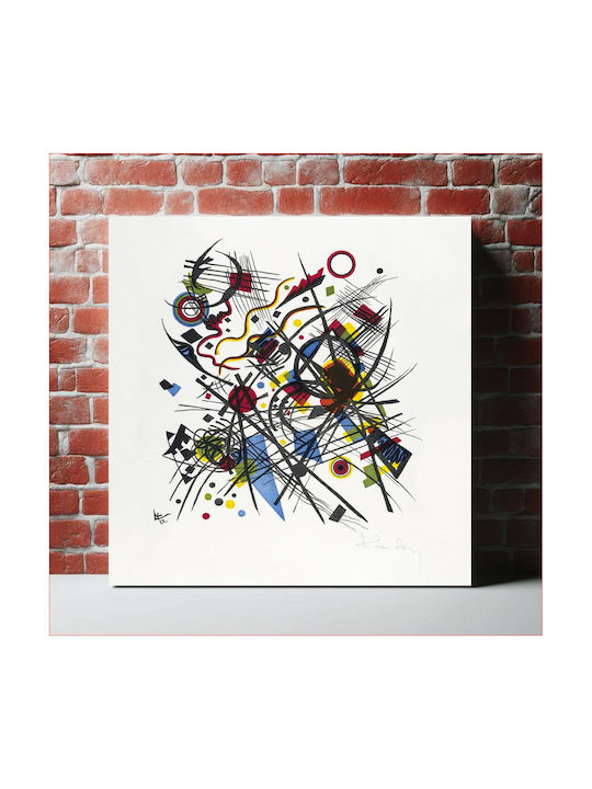 Lithographie Fur Die Gemälde auf Leinwand 130x130cm