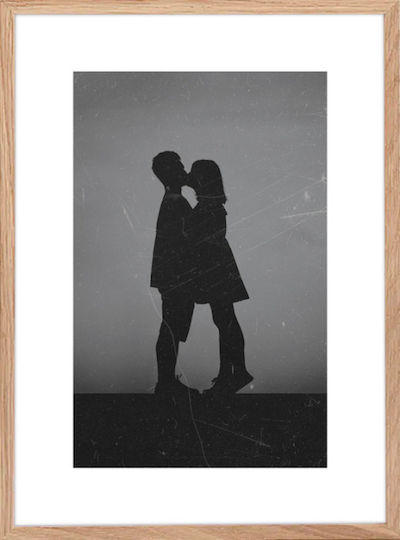 Walls Poster Ξύλινο φυσική κορνίζα 15x20 cm