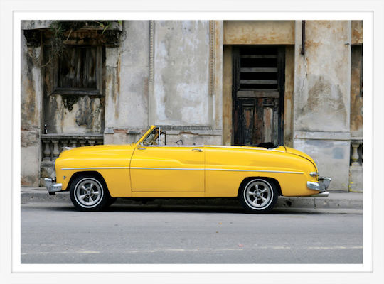 Walls Retro Rides Hölzernes Weißes Rahmen 20x15 cm