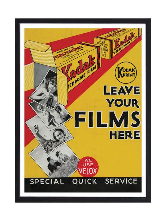 Walls Poster Frame Wooden black frame 70x100cm