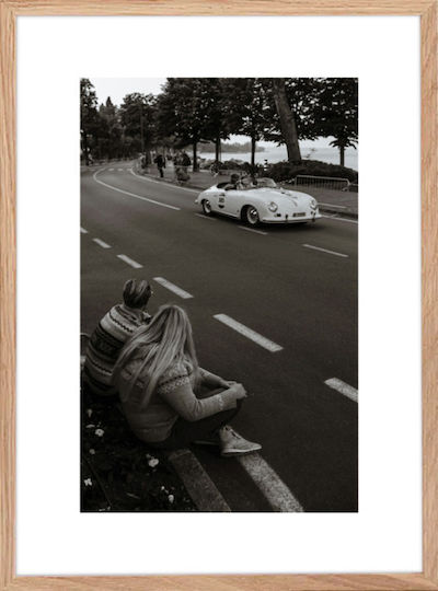 Wände Straßen Hölzener Naturrahmen 20x30 cm