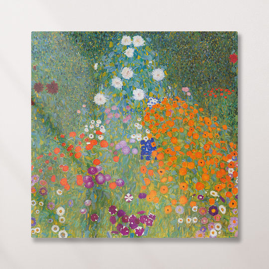 Gustav Klimt Flower Garden σε Καμβά 65x65 cm Gustav Klimt Flower Garden σε Καμβά 65x65 cm