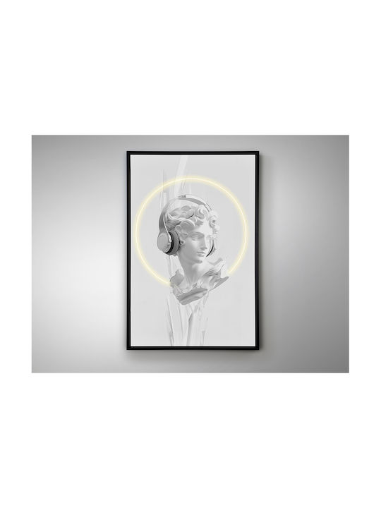 Busto Πίνακας σε Καμβά με LED Φωτισμό 80x120cm