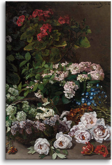 Decowalls Πίνακας Αντίγραφο του Monet σε Καμβά 80x120 cm