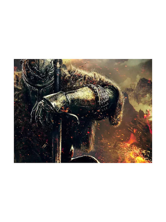 Gaming Poster Dark Souls Gm009 21cm X 30cm Φυσικό Ξύλινο Κάδρο