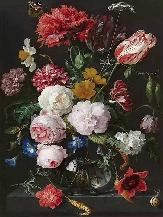 Poster Still Life Flowers Jan Davidsz De Heem Pst100 21cm X 30cm White Frame PVC 18x24