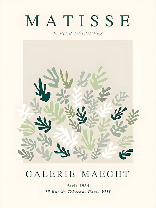 Poster Matisse Galerie Maeght Art042 21cm X 30cm White Frame PVC 18x24
