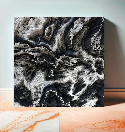 Abstract Black And White Texture Αφηρημένη Ασπρόμαυρη Υφή