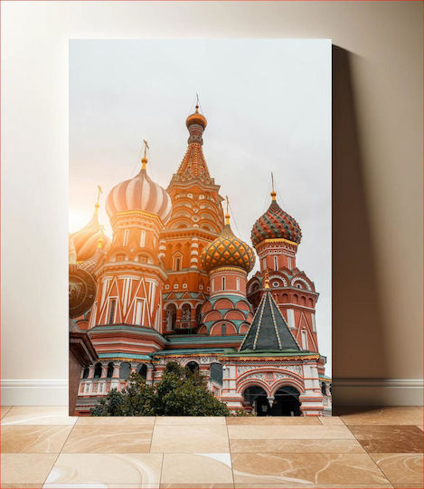 St. Basil's Cathedral Καθεδρικός Ναός Του Αγίου Βασιλείου σε Καμβά 80x120 cm