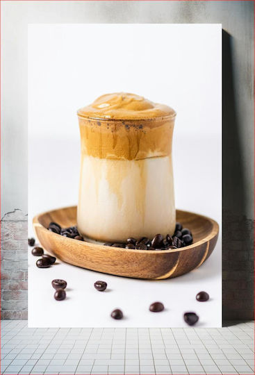 Πίνακας Dalgona Coffee Coffee Beans Καφές Dalgona Κόκκους Καφέ 100x150 Πίνακας Dalgona Coffee Coffee Beans Καφές Dalgona Κόκκους Καφέ 100x150
