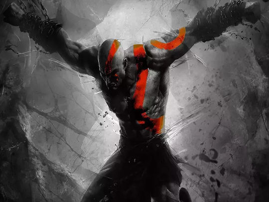 God Of War Kratos Ξύλινο