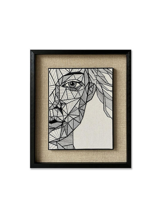 InTheBox Linear Geometry Πίνακας σε Καμβά 60x70cm
