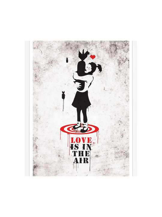 Poster Bomb Hugger Poster White Wooden Pine Frame 15x20cm