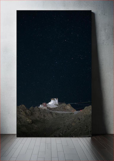 Starry Nightscape Over Monastery Έναστρο Νυχτερινό Τοπίο Πάνω Από Το Μοναστήρι Starry Nightscape Over Monastery Έναστρο Νυχτερινό Τοπίο Πάνω Από Το Μοναστήρι