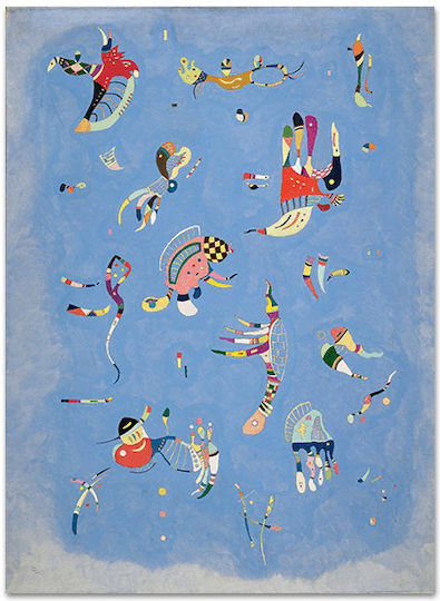 Καμβάς Wassily Kandinsky Γαλάζιο Του Ουρανού 48χ66