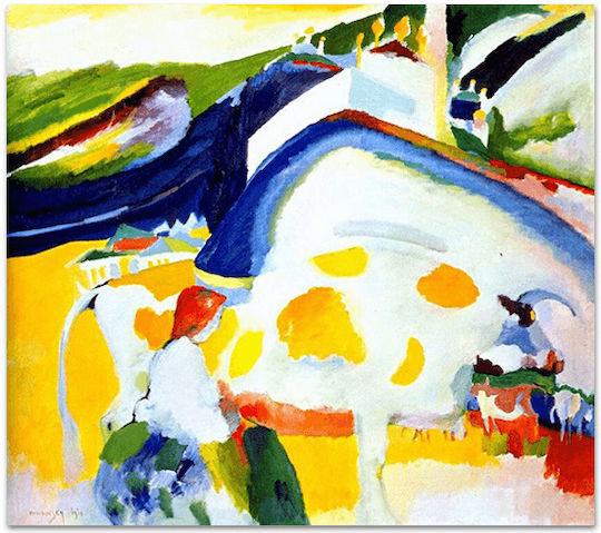 Καμβάς Wassily Kandinsky Η Αγελάδα 96χ109
