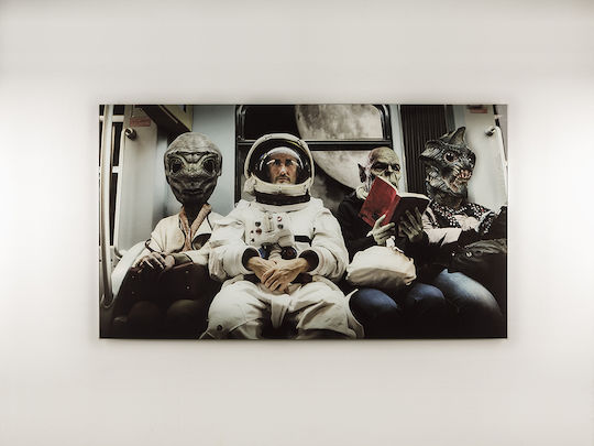 Galacticos 607124 – Gedrucktes Foto 140x80 cm mit Glas