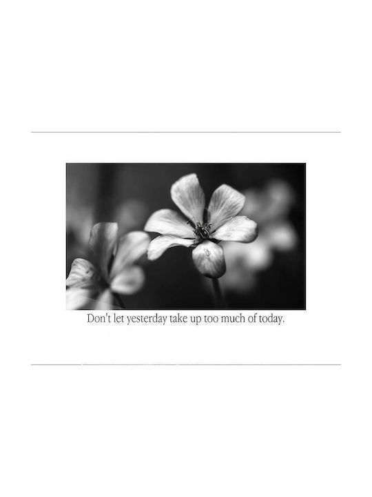 Quote Poster Today's Quote Pst25191 50cm X 70cm Κορνίζα Σκούρο Φυσικό Ξύλου Καφέ