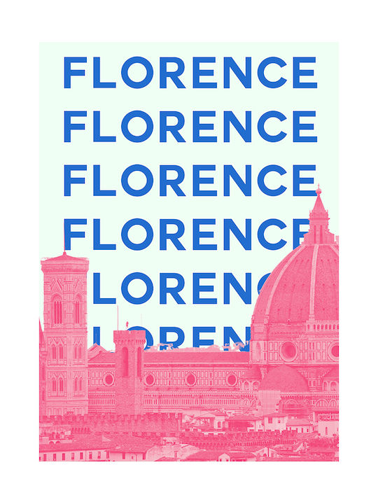 Poster Florence Pop Art Pst25515 21cm X 30cm White Frame Pvc