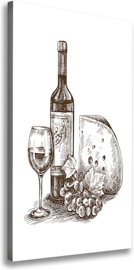 Canvas Painting Aesthetic Upgrade Of The Space Wine Snack 70x140 Cm