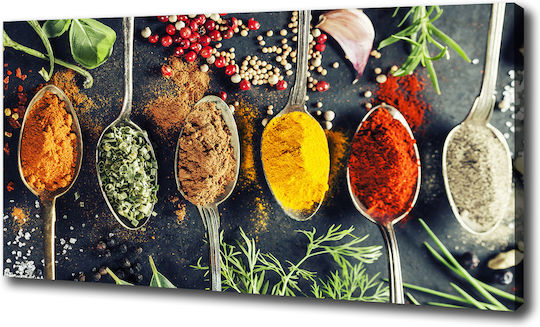 Canvas Painting Office Professional Space Colorful Spices 100x50 Cm