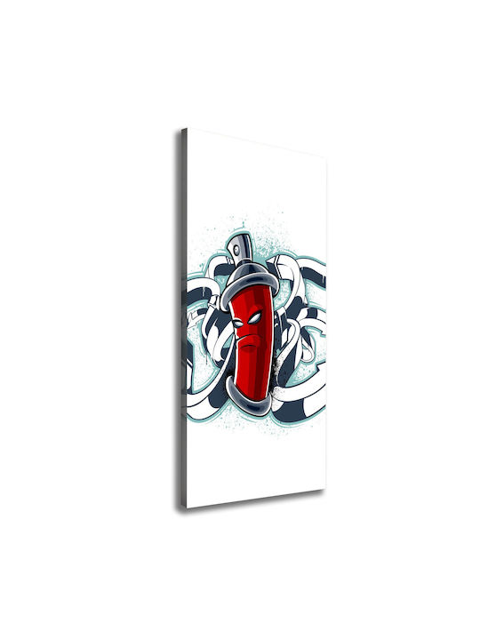 Panou De Perete Pânză Accent Pe Calitate Detaliu Graffiti 50x125 Cm