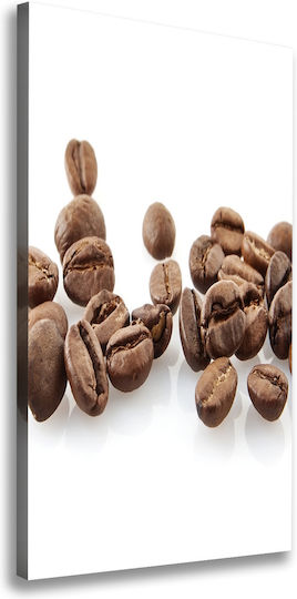 Canvas Painting Interior Space Everyday Use Brown Grains 50x100 Cm