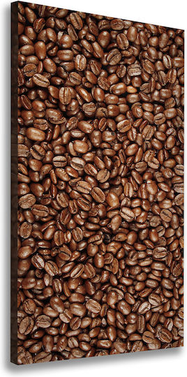 Interior Decoration Wall Canvas Painting Coffee Grains 50x100 Cm
