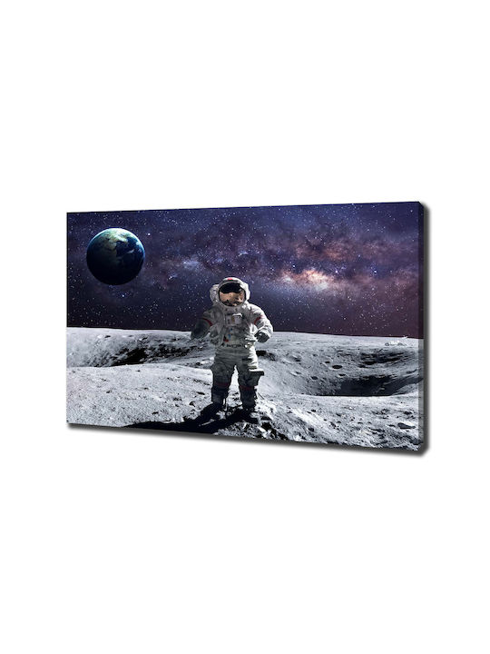 Canvas Wall Painting Home Office Or Professional Space Astronaut 100x70 Cm