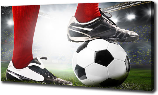 Canvas Painting Ready Frame Football Player Legs 140x70 Cm Canvas Painting Ready Frame Football Player Legs 140x70 Cm