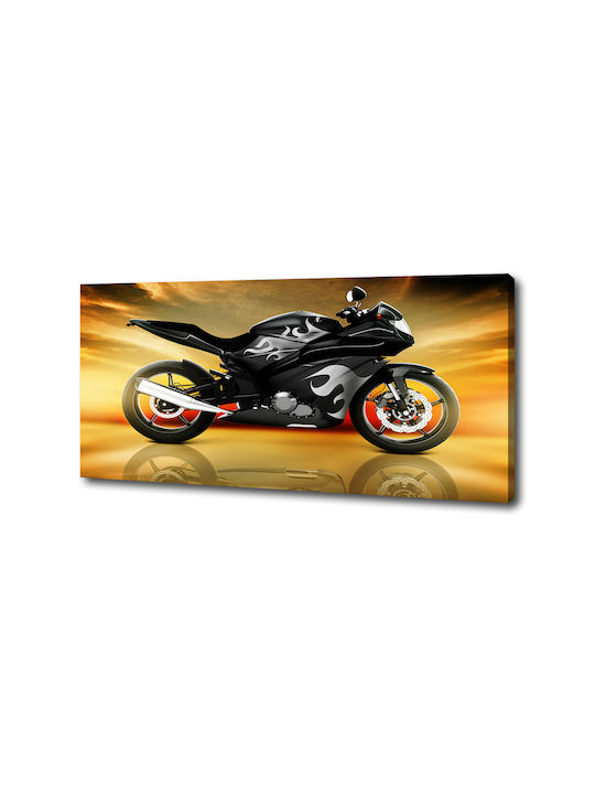 Panou Pânză Decorare Uniformă Interioară Motocicletă 125x50 Cm