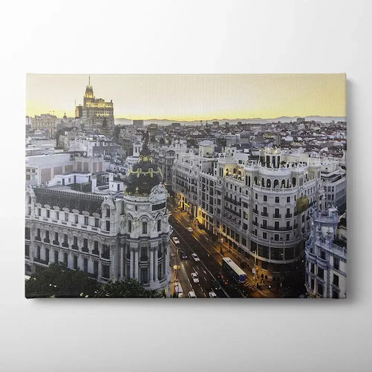 Πίνακας Καμβά Παλιά Πόλη Knv266 30cm X 40cm Πίνακας Καμβά Παλιά Πόλη Knv266 30cm X 40cm