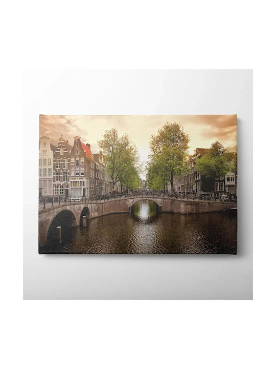 Canvas Painting Amsterdam Knv263 45cm X 65cm