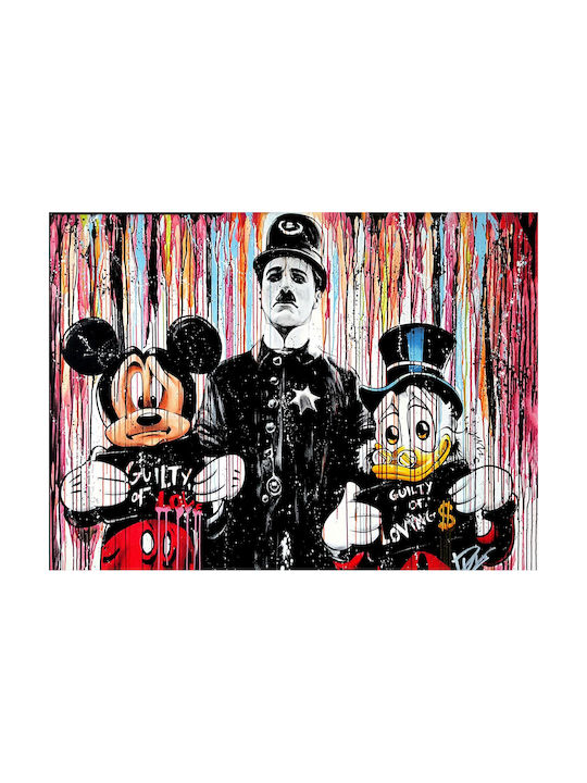 Graffiti Guilty of Love Painting on Canvas 150x100cm
