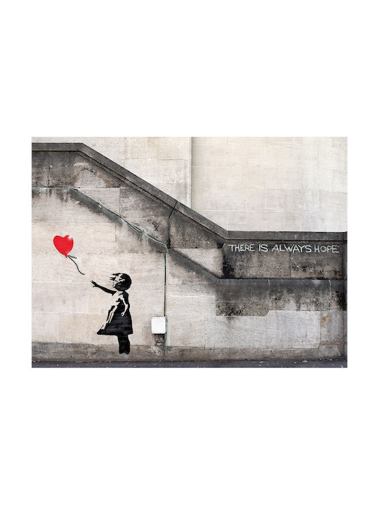 Painting Copy of Banksy on Canvas 30x20cm