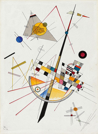 I-gallery Πίνακας Αντίγραφο του Wassily Kandinsky σε Καμβά