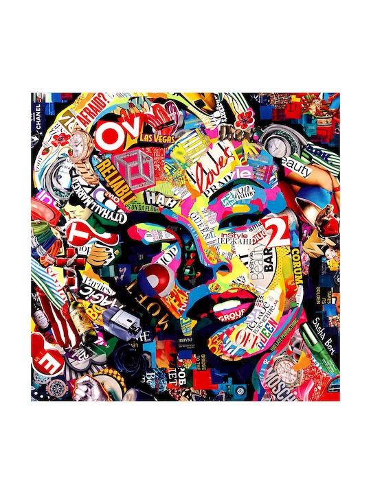 Canvas Painting Pop Art Marilyn Monroe 50x50 Cm