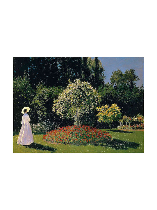 Платнен Панел Картина Lady In Garden Monet 40x30 см