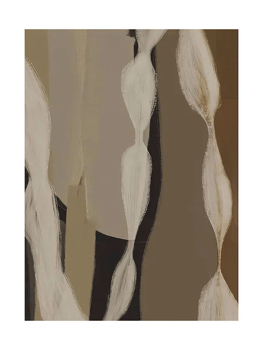 Πίνακας Ζωγραφικής Καμβά Earth Color Abstract 70x100 Cm