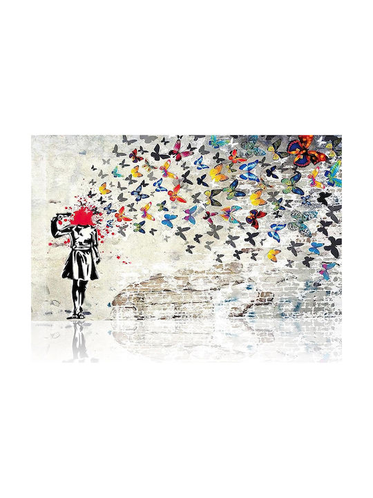 Canvas Painting Beautiful Thinking 130x90 Cm