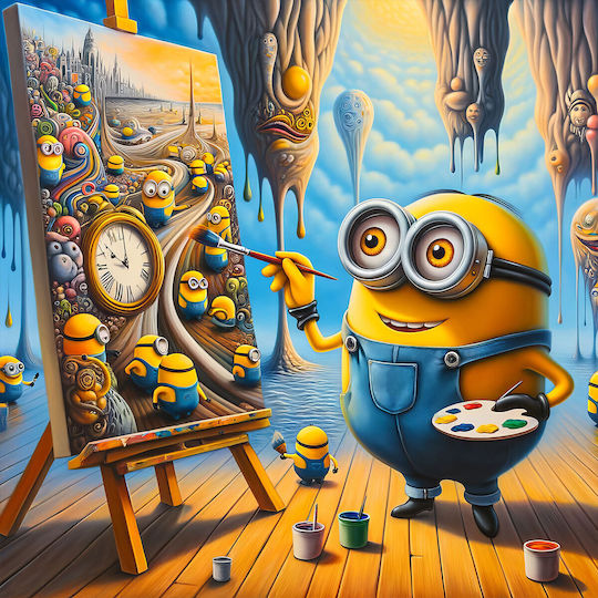 I-gallery Pop Art Painting Dali Αντίγραφο του Salvador Dali σε Καμβά
