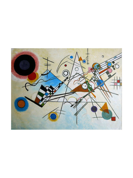 I-gallery Πίνακας Αντίγραφο του Wassily Kandinsky σε Καμβά 120x80cm