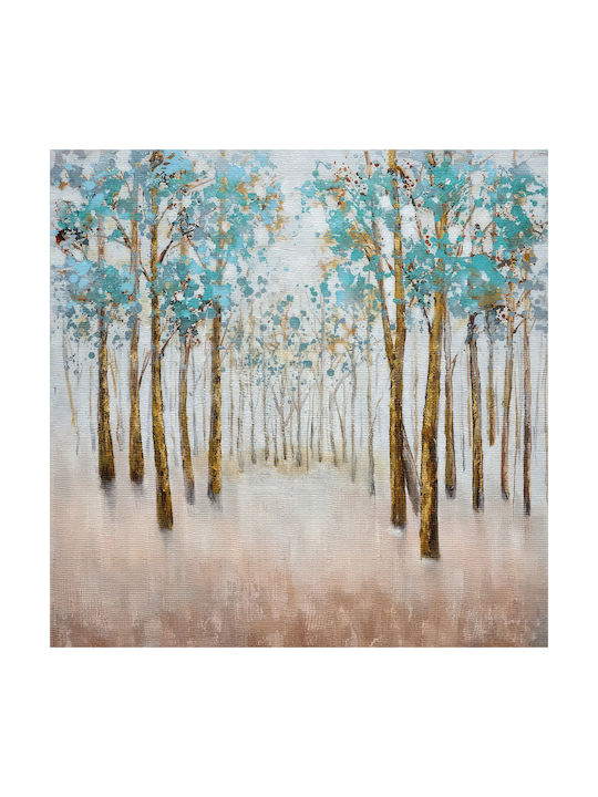 Canvas Painting Forest To World 90x90 Cm