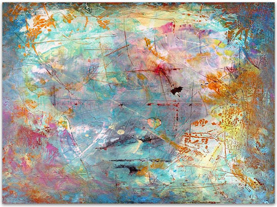Megapap Abstract Lines Πίνακας σε Καμβά 100x70cm