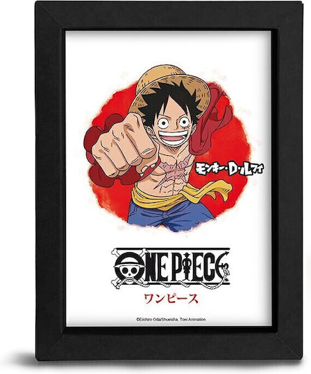 Abysse One Piece Luffy Rahmen Papier 15x20cm